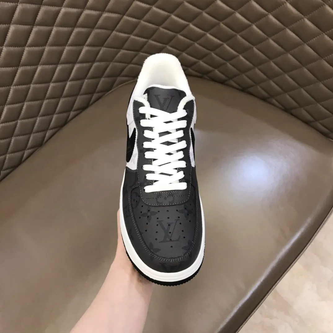 Men's shoes 💰p420 "*OUIS *UITTO*" x OFF-WHITE x Nike tripartite collaboration! Trendy and cool men's casual sports shoes with unrivaled color matching. The design idea basically continues the style of THE TEN. The Swoosh line and tongue label have a very familiar visual effect and are both fashionable and trendy! A must-have for fashionistas! The effect on your feet is absolutely stunning! (The original drawer packaging accessories are complete) Code number 38-45